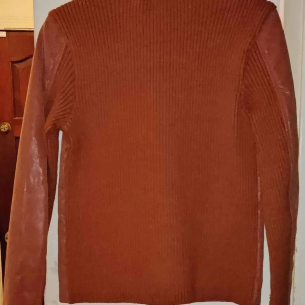 Sweater Jacket/Rustic Orange - Picture 2 of 2